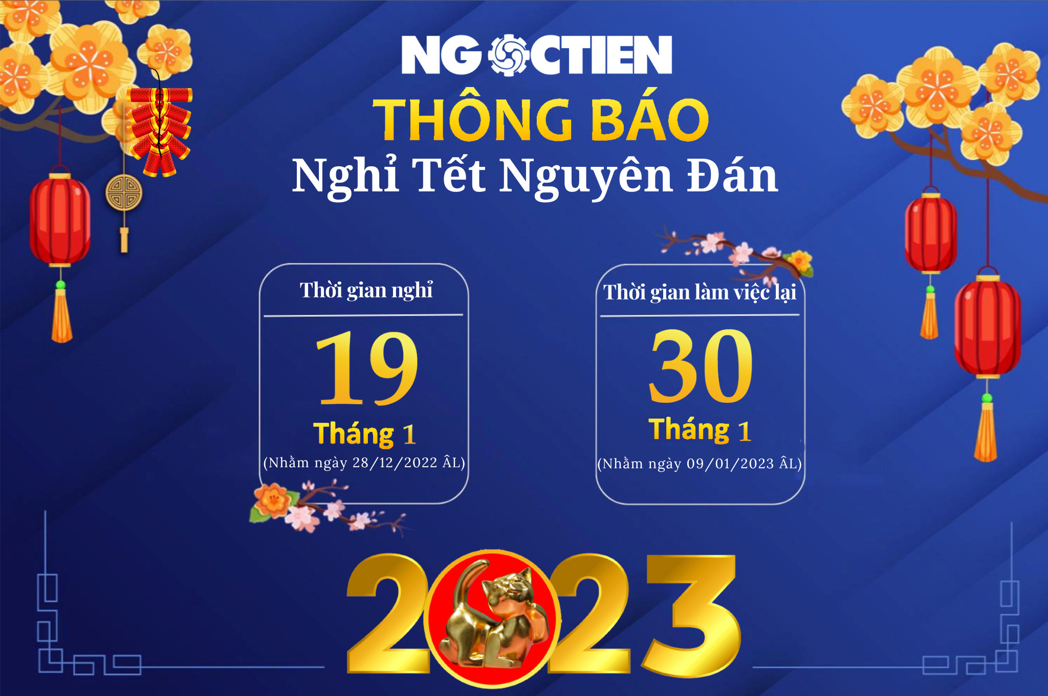 THONG BAO LICH NGHI TET QUY MAO 2023