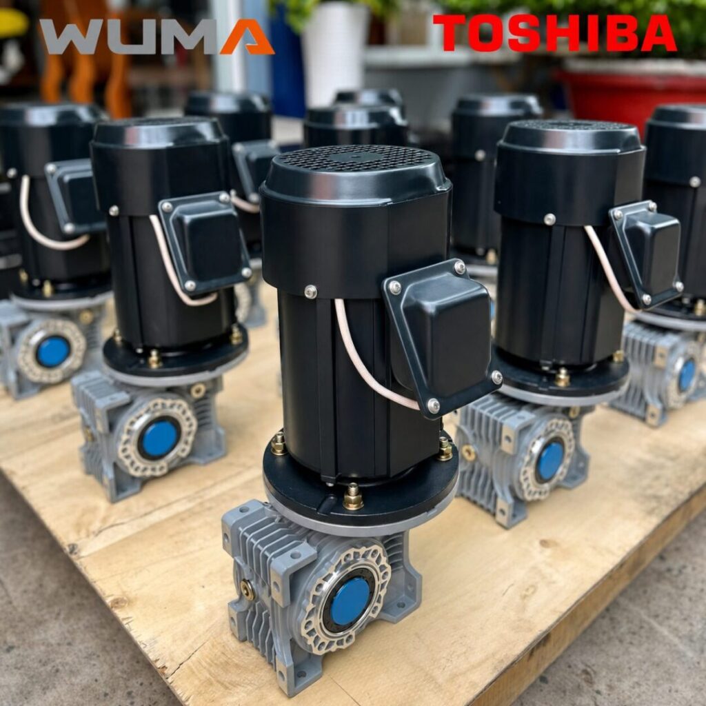 motor giam toc co thang động cơ giảm tốc wuma