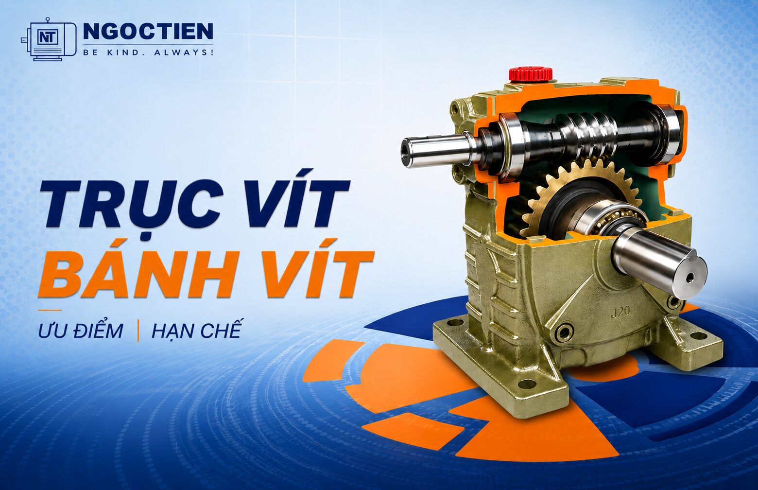 giảm tốc trục vít bánh vít