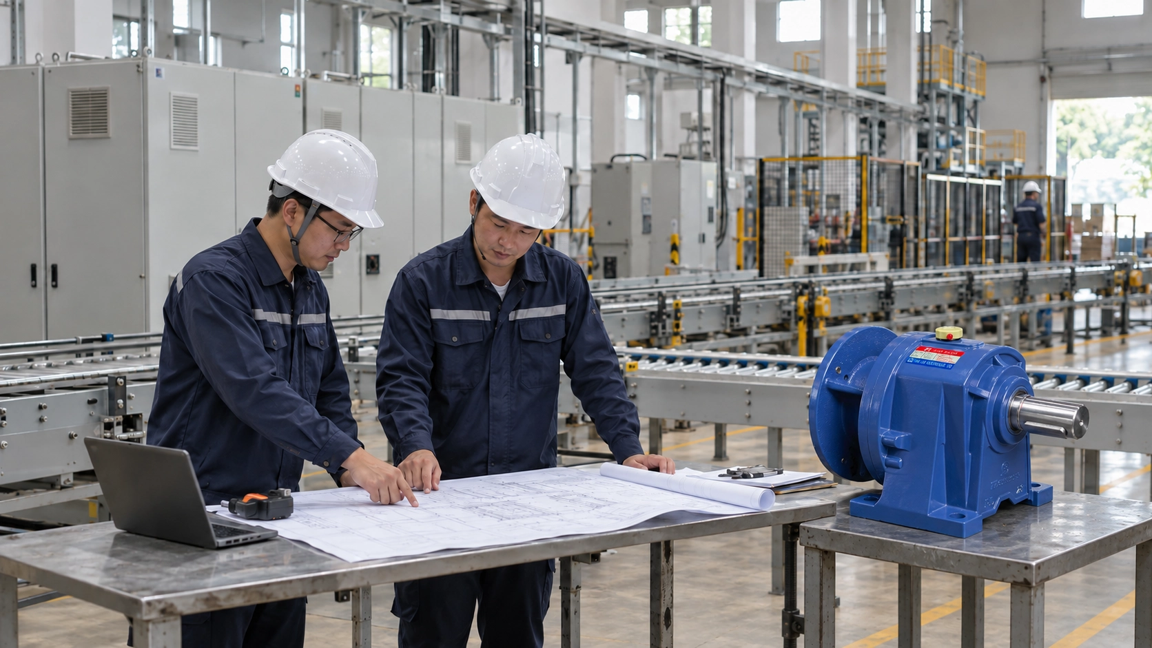 đầu tư dây chuyền sản xuất động cơ điện hộp giảm tốc biến tần ngọc tiên
